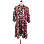 Ro's Garden Deauville Mini Dress Red Floral White Size XS Photo 1