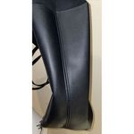 Victoria's Secret Victoria Secret Large Black Tote Bag Purse w/Fringes 14.5"x13" Photo 6