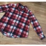 Riders By Lee Lee Riders Plaid Flannel Shirt Size Small Photo 4
