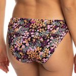 Roxy  Juniors Black Floral Swim Bottoms Photo 4