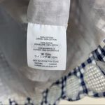 J.Crew Tie Shoulder Ruffle Eyelet Trim Gingham Cotton Embroidered Top 0 Photo 6