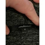 Ambiance Hoodie Sweatshirt Womens Small Gray Knit V Neck Lightweight Pullover Photo 5