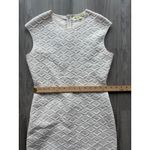 Gianni Bini Gianni‎ Bini Beige Sleeveless Textured Geometric Mini Dress Size S Photo 4