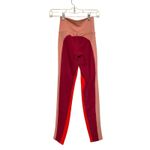 Beach Riot Colorblock Rib Leggings Size XS Merlot Red High Waist Ankle Slim NWT Photo 2