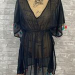 Cruise Club Black Tassel Swim Coverup Size undefined Photo 0