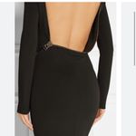 Tom Ford  Black Long Sleeve Backless Dress Photo 3