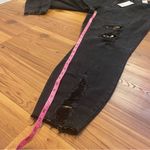 Judy Blue Black Distressed Skinny Jeans Animal Print Mid Rise 20W New JB82168BK Photo 6