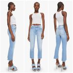 💕MOTHER💕 The Insider Crop Step Fray Jeans ~ Limited Edition 28 NWOT Photo 2
