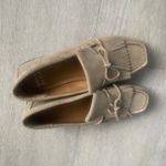 Donald Pliner  Breezy Loafers‎ Metallic Taupe Suede Tassel Size 7 Photo 2