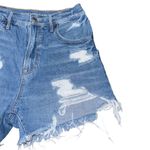 American Eagle  Highest Rise ’90s Boyfriend Shorts Women’s 2 Distressed Denim Photo 4