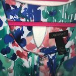 Lane Bryant Watercolor Florals Sleeveless Dress Photo 9