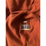 Goats Brand Rustic Burnt Orange Fleece Lined Pullover Hoodie Sweatshirt Medium Photo 3
