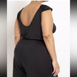 Eloquii  Black One Piece Romper Bathing Suit Swimsuit Plus Size 14 NWT Beach Pool Photo 1