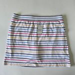 Croft & Barrow  Multicolored Striped Knit Skort Size Large Photo 1
