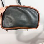 J.P. Ourse Madison Avenue Leather Bucket Bag Black Tan Shoulder Purse EUC Photo 5