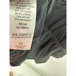 Swimsuits For All Black Racerbank Mesh Tankini Bathing Suit Top Womens 22 Size undefined Photo 6