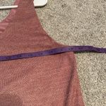 Kori  Womens‎ medium sweater knit button romper mauve color Photo 6