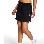 Reebok  Women Black Slim Fit Sweat Skirt with Drawstring Sz S Photo 4
