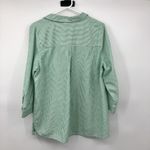 Christopher & Banks Christopher Banks Blouse Womens X Used Green Striped Photo 1