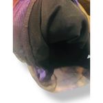 ZARA  Y2K Ruched Sheer Mesh Dress Medium Abstract Purple Pink Black Long Sleeve Photo 6