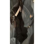 Rachel Zoe NWT Natural Color Linen Canvas, Black Vegan Handles & Trim Purse Photo 6