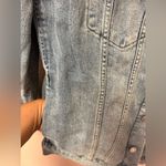 Lucky Brand Distressed Denim Button Up Jacket Size S/P Photo 4