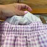 Athletic Works Core Running Gingham Purple Shorts Photo 4