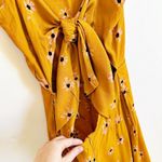 Faithfull the Brand Anthropologie Wide Leg Jumpsuit Floral Orange Size L Photo 7