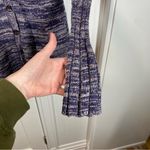 Free People Rachel Cardigan Sweater Dress Purple Button Mini Marled V-neck Photo 4