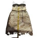 Cinderella Divine NWT  Gold Lace Cocktail Dress - Size M Photo 9