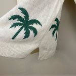 Show Me Your Mumu Palm Tree Knit Gilligan V Neck Oversized Sweater NWT Size M Photo 4