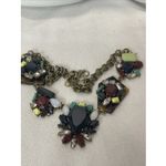 J. Crew a Lulu Frost Tortoise Clusters Statement Chunky necklace Black Photo 2