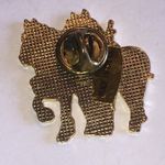 Independent Order of Odd Fellows Daughters of Rebekah Horse Team Enamel Pin Brown Photo 3