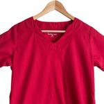 Butter Soft Women‎ Scrub Top S Red Medical Uniform Nurse Workwear Dental Casual Photo 6