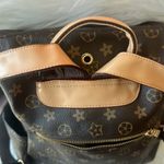 None Women’s Travel Fashion Backpack Brown Photo 11