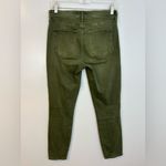 L'Agence  Margo Olive Green Skinny Mid Rise Cropped Ankle Jeans Size 28 Photo 7