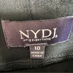 NYDJ Basic Legging Pants In Stretch Faux Suede NWT Black Size 10 Photo 6