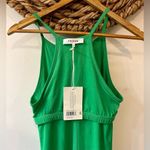 frame denim NWT Frame Cami Tank Dress in Grass Green Size Small Photo 9