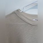 Project Social T : Rose textured tee- oat milk: Size S NWOT Photo 4