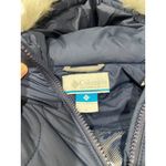 Columbia  Quilted Winter Parka Navy Blue Size M Photo 2