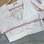 Urban Outfitters  alanis‎ puff sleeve blouse pale pink Photo 7