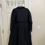 All In Motion  Long Black Trench Rain Coat Water Repellent NWT Photo 6