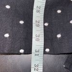 Loft  Women's Polka Dot Belted Romper Sleeveless V Neck Jumpsuit Shorts Black Pet Photo 7