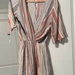 Staccato  Pink and Cream Striped Top Photo 0