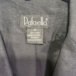 Rafaella  Womens Black 100% Linen Blazer Jacket Size 10 Career Preppy Photo 2