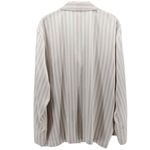 Victoria's Secret NEW  Light Pink and Green Striped Button Satin Pajama Shirt XL Photo 4