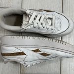 Reebok Club C Double Geo Women's Sneaker Size 6.5 White Leather Leopard Photo 10