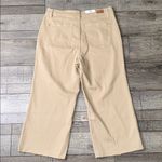 Judy Blue  High Waist Wide Leg Light Tan Crop Jeans Photo 1