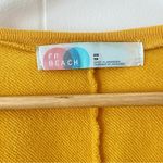 Free People Neptune Square Boho Wrap Tunic in Sun Yellow Size X-Small Preloved Photo 3