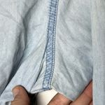 Kenzo Jeans Light Wash Denim Button Down Shirt Sz S Western 90s Streetwear Blue Photo 12